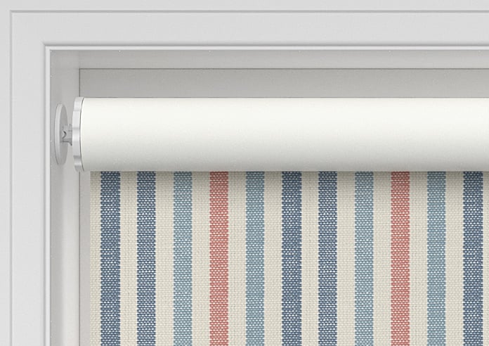 Emily Bond Cornish Stripe, Blue Multi - Twist&Fit Roller Blind - Image 9